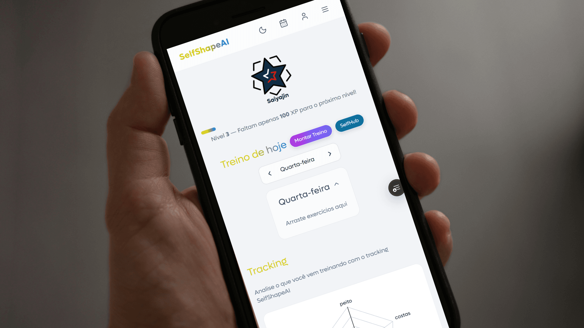 Evolução acompanhada com clareza
